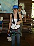 Paula vor der Canopy Tour