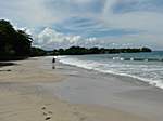 ..am Strand von Cahuita