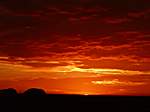 Sonnenuntergang mit wundervollen Farben