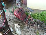 Fahrrad mit Harley Tank