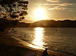 Sonnenuntergang am Strand von Playa Conchal