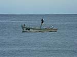 Fischerboot am Strand von Playa Conchal