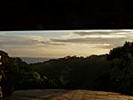 Blick von der Luna Lodge .. Gott sei Dank gab es hier ein Zimmer