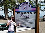 hier das Beweisfoto ... wir waren wirklich in Fort Lauderdale