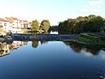 Fulda in Rotenburg - fotografiert am 25.10.2009