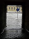 Fulda in Rotenburg (Hochwasser) - fotografiert am 28.02.2010