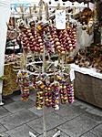 Stand auf dem Zwiebelmarkt