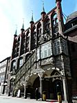 das Rathaus von hinten