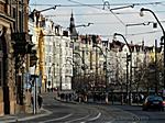Strassenzug an der Moldau