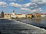Ufer der Moldau
