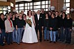 Gruppenfoto mit dem Gospelchor Bebra