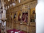in einer griech. orthodoxen Kirche - bei unserer Kopiaste Tour