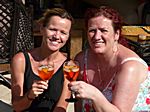 Angelika und Janine ... geniesen