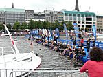Am 17.07.2011 war Triatlon in Hamburg .. und wir mitten drin