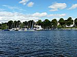 Kanalfahrt auf der Außenalster in Hamburg