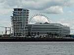 Hafencity und Unilever Haus, während der Hafenrundfahrt