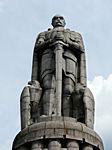 Das Bismark Denkmal in Hamburg .... ganz nah an unserem Hotel