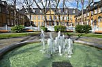 In Trondheim im Garten von "Stiftsgarden" - offizielle Residenz des Königs in Trondheim