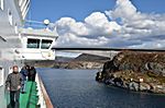 Auf dem Weg nach RØRVIK ... machmal wird es sehr eng