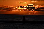Sonnenuntergang in der Nähe von BRELEVÅG