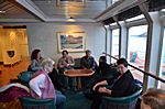 8. Tag - gegen 22:30 in der Bar auf Deck 7