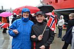 11. Tag - KRISTIANSUND. Angelika mit unserem Pianomann