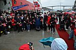 11. Tag - KRISTIANSUND. Die Crew hat sich chic gemacht