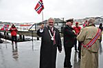 11. Tag - KRISTIANSUND. Der Bürgermeister verabschiedet sich von uns