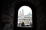 Blick aus den Katakomben auf den Dom