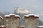 .. auf dem Mönchsweg .. Blick auf die Festung