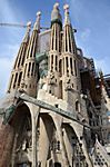 Eindrücke der "Sagrada Família", der Kirche von Antoni Gaudí