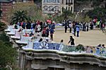 Eindrücke in Park Güell in Barcelona - Gaudís Hommage an die Natur