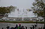 Wasserspiele vor dem Palau Nacional
