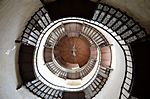 Die Wendeltreppe im Jagdschloß Granitz - von unten gesehen 