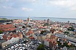 Blick vom Turm der St. Marien Kirche am Neuen Markt - Stralsund