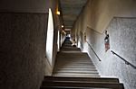 Die Wallfahrtsstiege hinauf zum Kloster Mariahilf