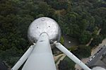 Im Atomium in Brüssel