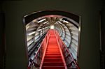 Im Atomium in Brüssel